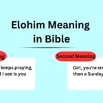 Elohim Meaning in Bible