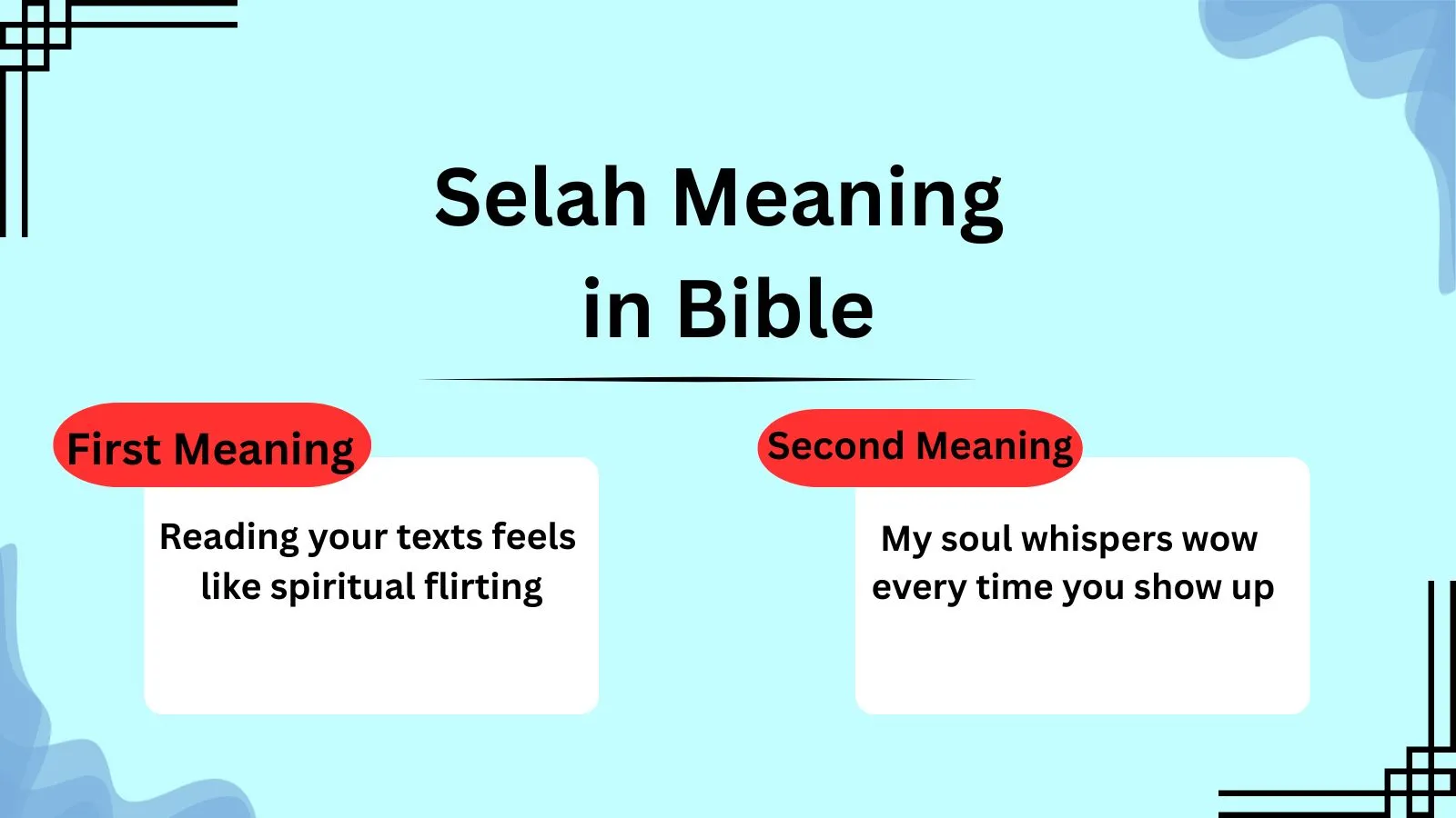 Selah Meaning in Bible