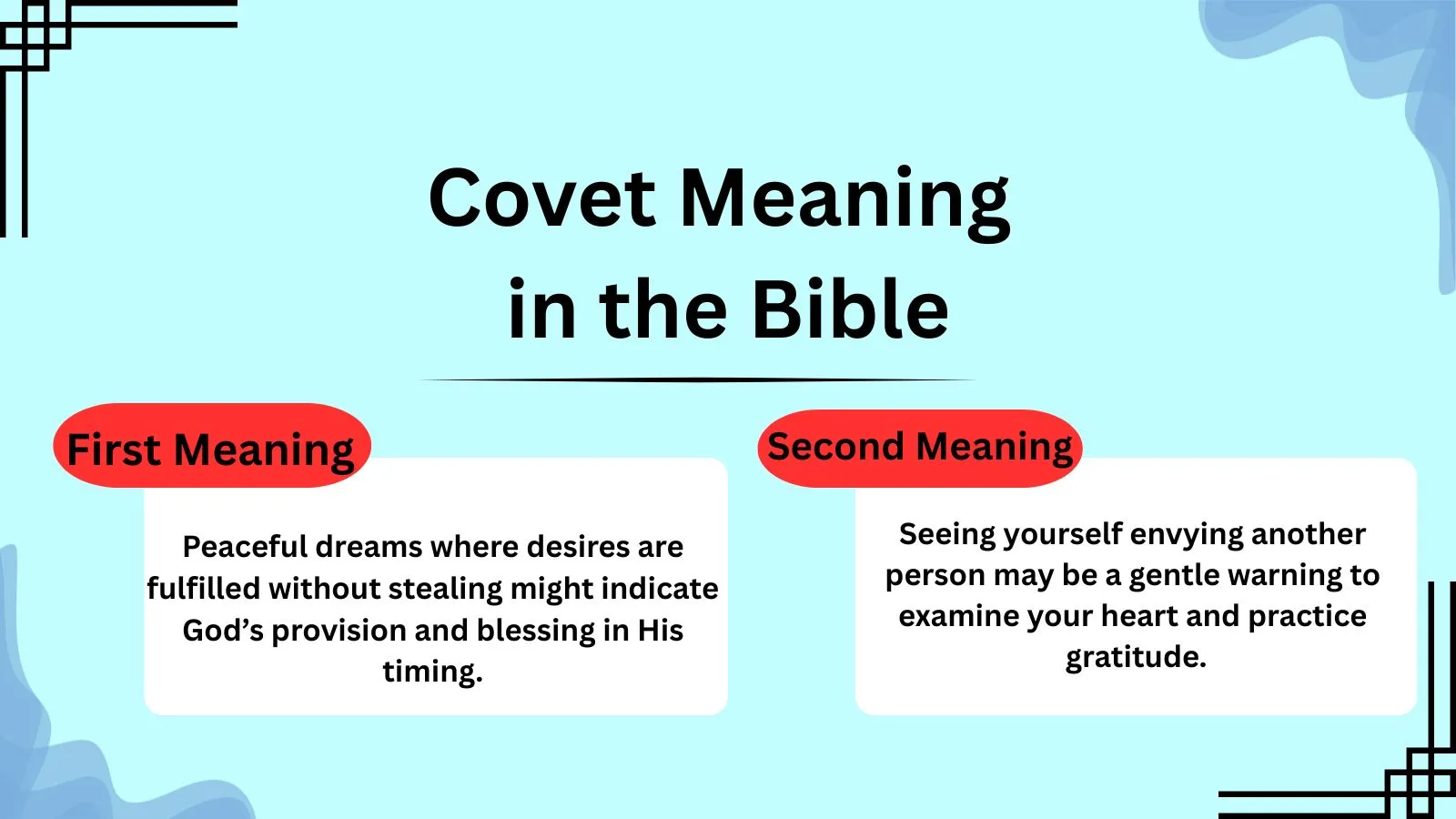 Covet Meaning in the Bible