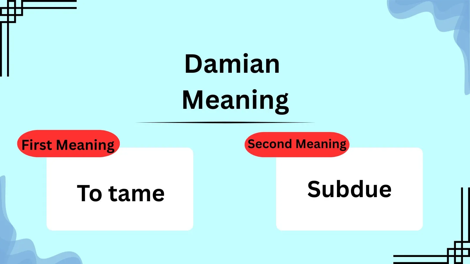 Damian Meaning
