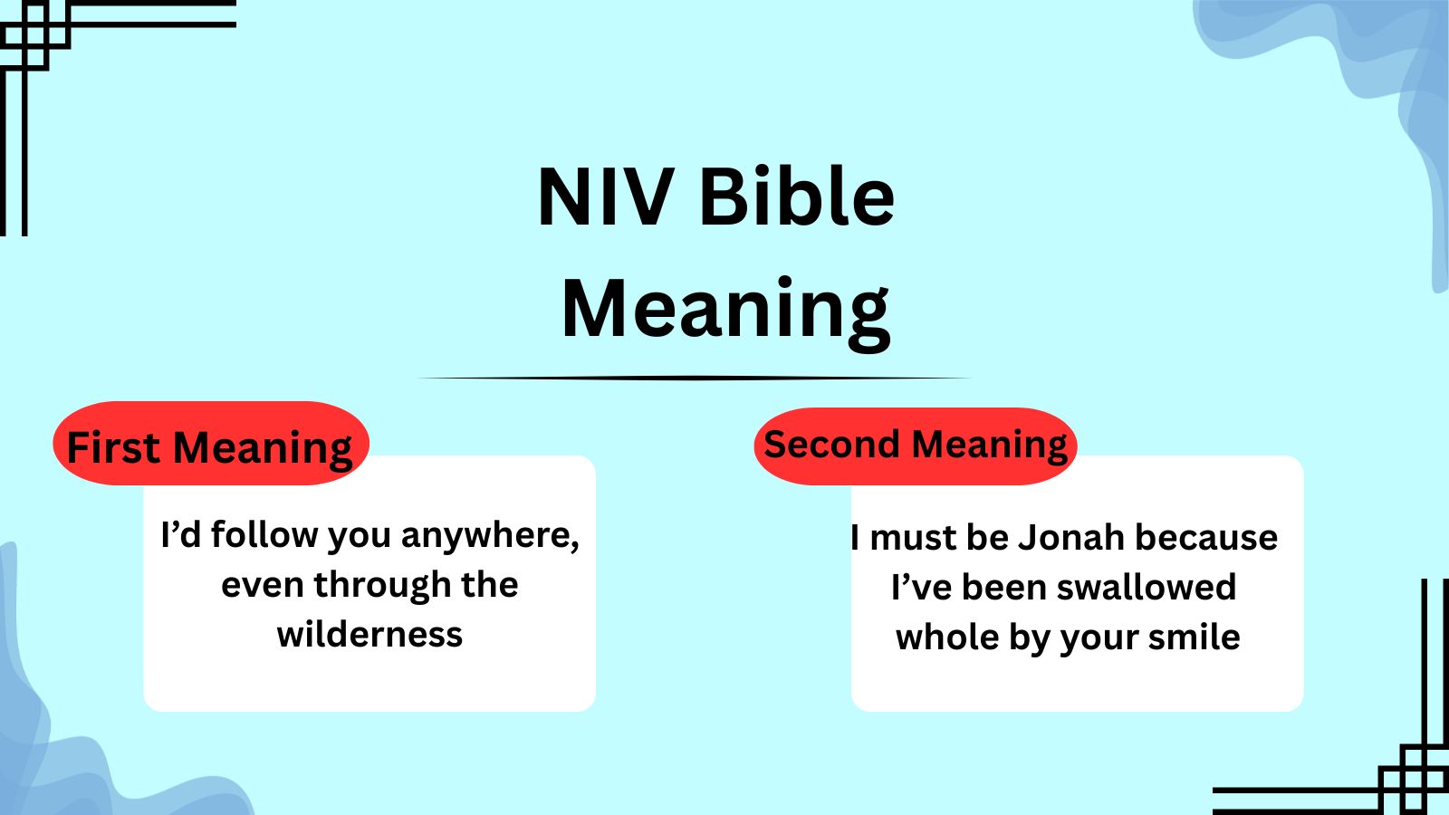 NIV Bible Meaning