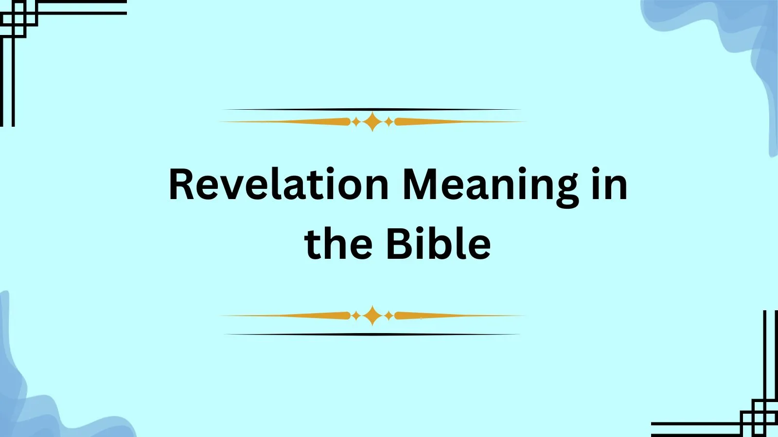 Revelation Meaning in the Bible